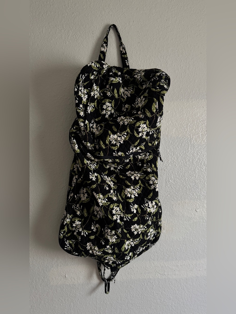 Vera Bradley Large Quilted Floral Print Garment Bag